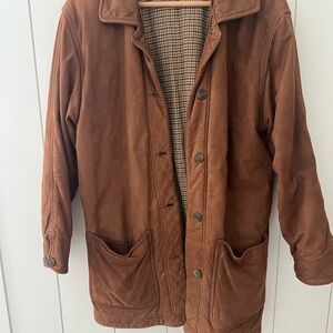 L.L. Bean Men's Tan Suede Field Jacket